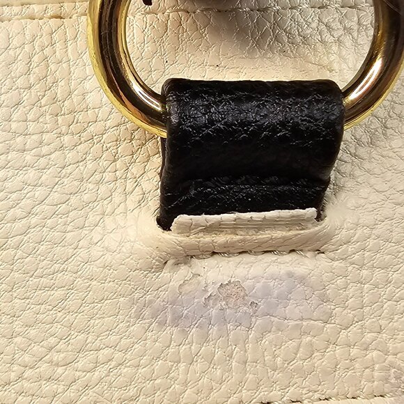 Betsey Johnson Black and White Quilted Hearts Shoulder Bag - Picture 7 of 8